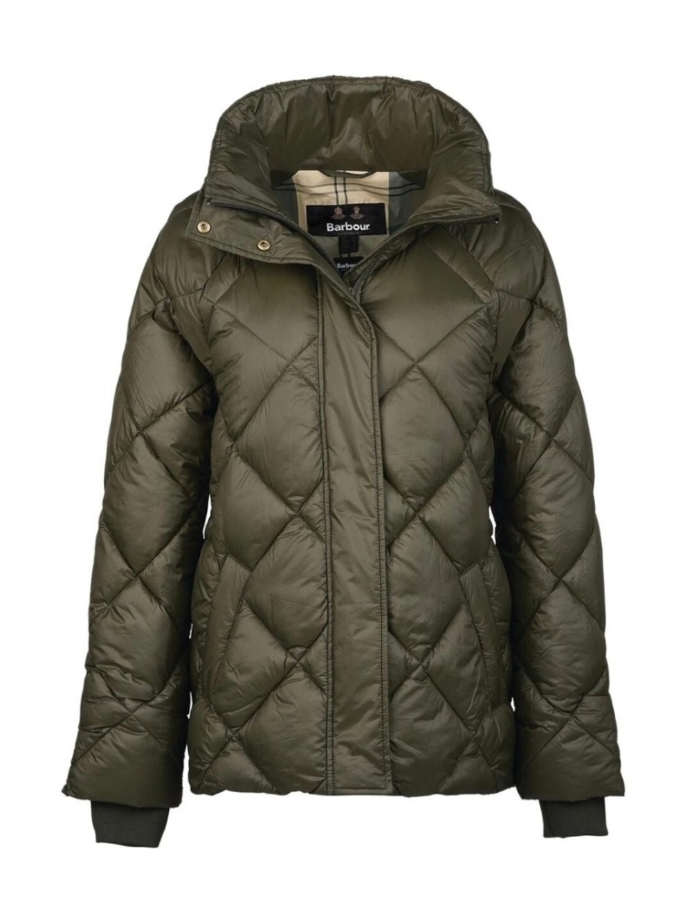Barbour Women's Green Hoxa Quilt Jacket Size 6